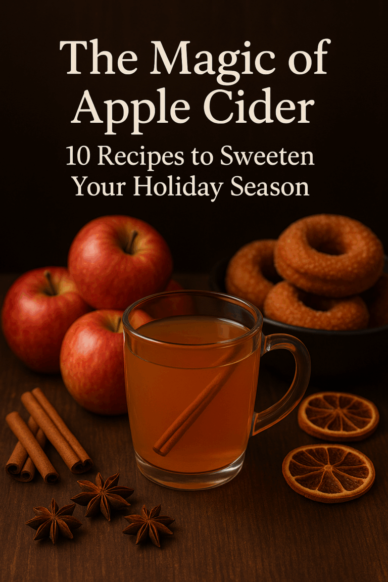 The Magic of Apple Cider: 10 Recipes to Sweeten Your Holiday Season