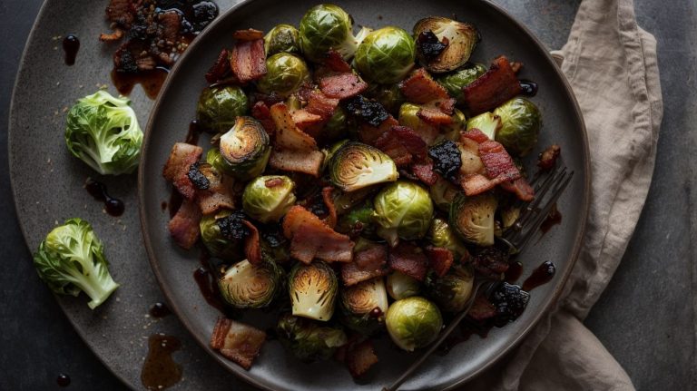 Brussels Sprouts With Bacon And Balsamic Recipe A Combination Of Sauted Brussels Sprouts And Bacon Finished With A Balsamic Reduction