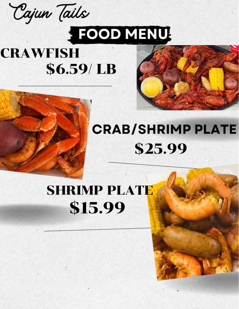 cajun tails menu 768x994