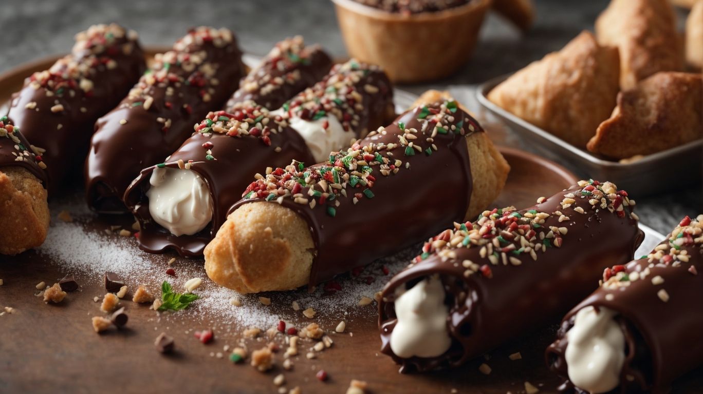 ChocolateDipped Cannoli Recipe