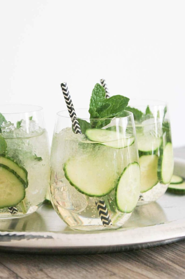 Cucumber Mint Sparkler