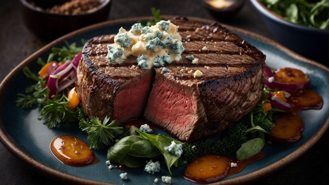 Gourmet Blue Cheese Crusted Steak With Balsamic Glaze Recipe | Cyrus Ramsey