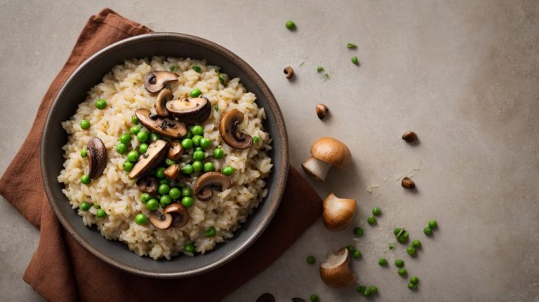 Instant Pot Risotto With Mushrooms And Peas Recipe