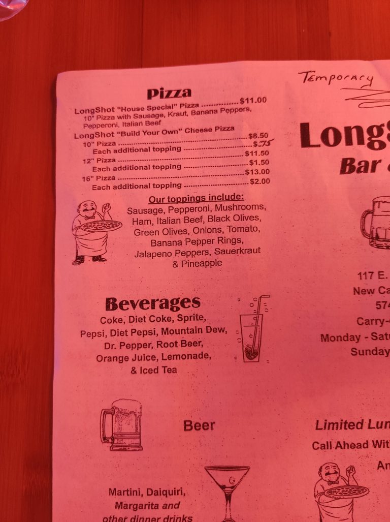 Menu Menu