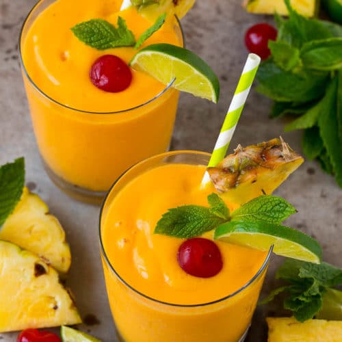 Tropical Pineapple Mango Smoothie