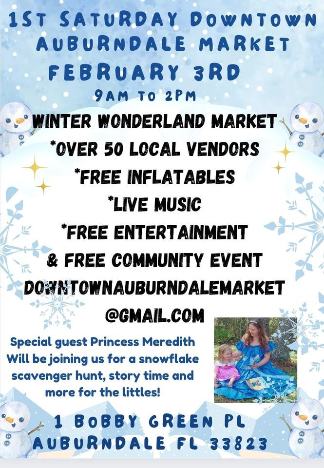 upcoming event 1st saturday